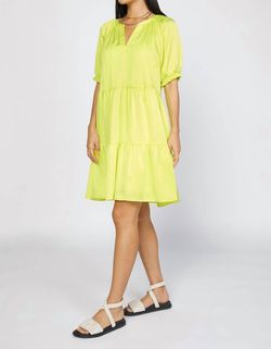 Style 1-3365113731-2901 current air Yellow Size 8 Sleeves Ruffles Cocktail Dress on Queenly