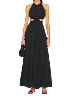 Style 1-3455723225-1498 A.L.C. Black Size 4 Cut Out Cocktail Dress on Queenly