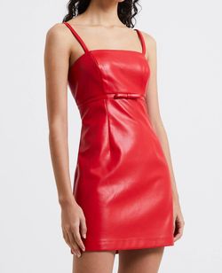 Style 1-3561806484-1498 FRENCH CONNECTION Red Size 4 Summer Spaghetti Strap Cocktail Dress on Queenly