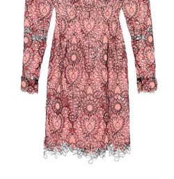 Style 1-3981124426-1901 Lela Rose Pink Size 6 Lace Summer Polyester Cocktail Dress on Queenly