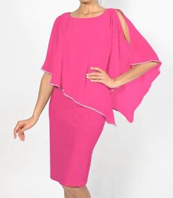 Style 1-4055173382-1498 Frank Lyman Pink Size 4 Free Shipping Cocktail Dress on Queenly