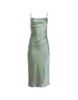 Style 1-4202055501-2696 Fleur Du Mal Green Size 12 Silk Plus Size Cocktail Dress on Queenly