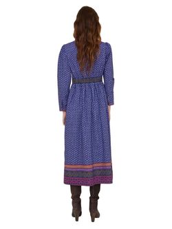 Style 1-549914257-2791 XIRENA Blue Size 12 Jersey Print Cocktail Dress on Queenly
