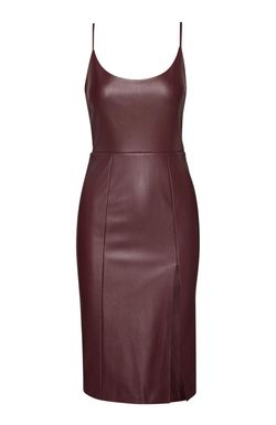 Style 1-694199193-1498 STEVE MADDEN Brown Size 4 Side Slit Cocktail Dress on Queenly