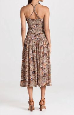 Style 1-699428665-1498 Ulla Johnson Nude Size 4 Floral Jersey Cocktail Dress on Queenly