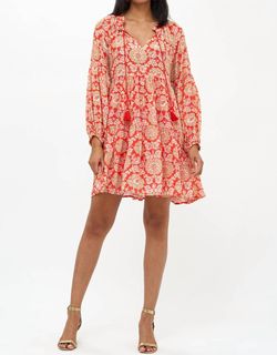 Style 1-749579853-3236 Oliphant Red Size 4 Sleeves Free Shipping Cocktail Dress on Queenly
