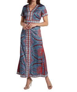 Style 1-892118054-2791 CK BRADLEY Blue Size 12 Plus Size Vintage Tall Height Straight Dress on Queenly