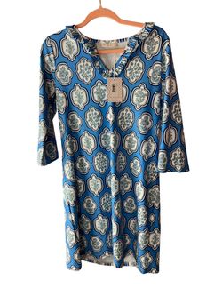 Style 1-1109384660-3236 SMITH & QUINN Blue Size 4 Summer Cocktail Dress on Queenly