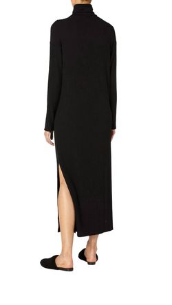 Style 1-1114529231-2791 Enza Costa Black Size 12 Free Shipping Side Slit Tall Height Plus Size Cocktail Dress on Queenly