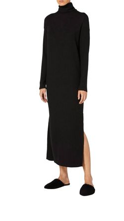 Style 1-1114529231-2791 Enza Costa Black Size 12 Free Shipping Side Slit Tall Height Plus Size Cocktail Dress on Queenly