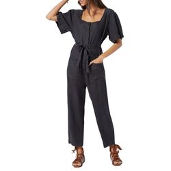 Style 1-1261782965-2696 Joie Black Size 12 Free Shipping Square Neck Jumpsuit Dress on Queenly