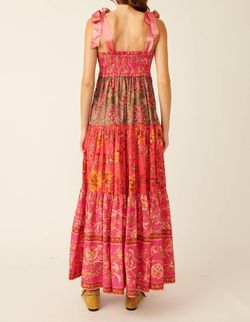 Style 1-144454509-2793 Free People Red Size 12 Tall Height Pockets Sorority Print Straight Dress on Queenly