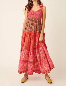 Style 1-144454509-2793 Free People Red Size 12 Free Shipping Print Military Tall Height Plus Size Straight Dress on Queenly