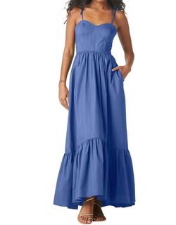 Style 1-1447356-2901 Misa Los Angeles Blue Size 8 Floor Length Tall Height Sweetheart Straight Dress on Queenly
