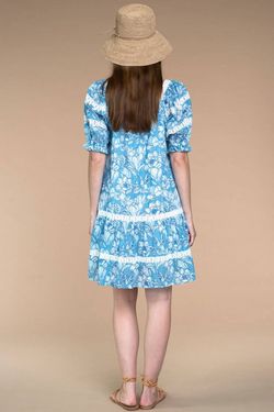 Style 1-1512537042-3236 Olivia James the Label Blue Size 4 Free Shipping Tall Height Cocktail Dress on Queenly
