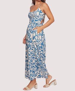 Style 1-1525185862-2791 LOST + WANDER Blue Size 12 Free Shipping Tall Height Straight Dress on Queenly