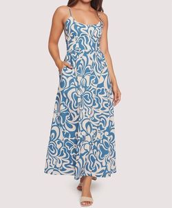 Style 1-1525185862-2791 LOST + WANDER Blue Size 12 Cut Out Straight Dress on Queenly