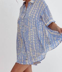 Style 1-1557590630-3775 entro Light Blue Size 16 Plus Size Free Shipping Casual Cocktail Dress on Queenly