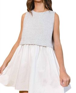 Style 1-1761951496-3471 BUCKETLIST Gray Size 4 Sorority Free Shipping Casual Cocktail Dress on Queenly