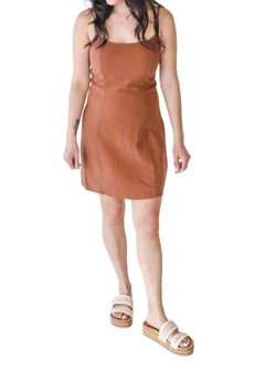Style 1-1766321289-2791 Billabong Brown Size 12 Summer Polyester Free Shipping Casual Cocktail Dress on Queenly