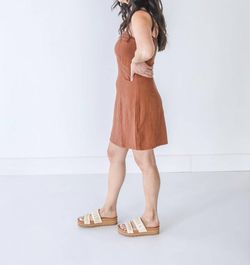Style 1-1766321289-3471 Billabong Brown Size 4 Casual Tall Height Polyester Cocktail Dress on Queenly