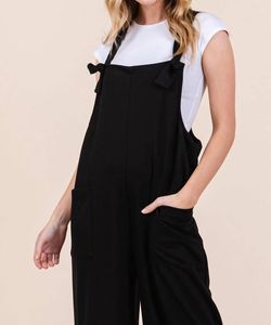 Style 1-191071341-2791 BOMBOM Black Size 12 Tall Height Polyester Jumpsuit Dress on Queenly