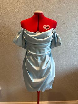 Miss Circle Blue Size 12 50 Off Cocktail Dress on Queenly