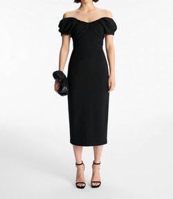 Style 1-2102112197-1498 A.L.C. Black Size 4 Tall Height Cocktail Dress on Queenly