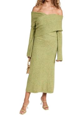 Style 1-2125116165-2791 cult gaia Green Size 12 Military Free Shipping Floor Length Straight Dress on Queenly