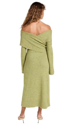 Style 1-2125116165-3011 cult gaia Green Size 8 Polyester Spandex Straight Dress on Queenly