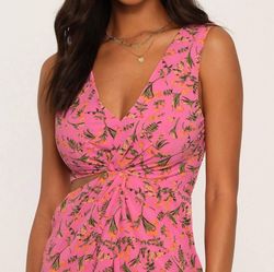 Style 1-2172495289-3471 heartloom Pink Size 4 Cut Out Polyester Free Shipping Cocktail Dress on Queenly