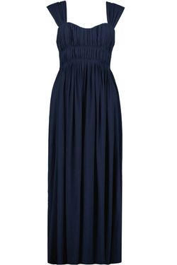 Style 1-2259704809-2901 bishop + young Blue Size 8 Corset Sweetheart Military Navy Straight Dress on Queenly