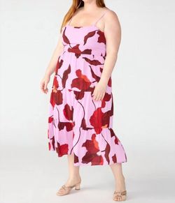 Style 1-2516484737-3775 Sanctuary Pink Size 16 Plus Size Print Straight Dress on Queenly