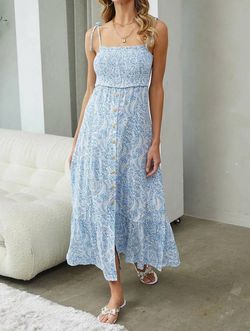 Style 1-2536893312-3011 Sweet Lovely by Jen Blue Size 8 Floral Cocktail Dress on Queenly