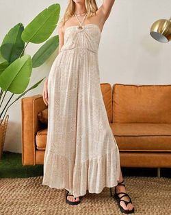 Style 1-2581951207-2791 Illa Illa Nude Size 12 Free Shipping Halter Jumpsuit Dress on Queenly