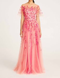 Style 1-274942482-1901 THEIA Pink Size 6 Straight Dress on Queenly