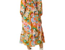 Style 1-2836694018-2901 GILNER FARRAR Orange Size 8 Sleeves Print Cocktail Dress on Queenly