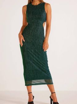 Style 1-2878673391-2696 MINKPINK Green Size 12 Keyhole Cocktail Dress on Queenly