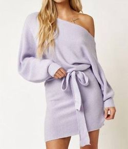 Style 1-2897801259-3011 Blue Blush Purple Size 8 Free Shipping Long Sleeve Cocktail Dress on Queenly