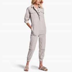 Style 1-2897918181-95 JAMES PERSE Gray Size 2 Sleeves Free Shipping Jumpsuit Dress on Queenly