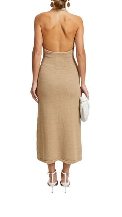 Style 1-2911605272-2791 cult gaia Nude Size 12 Tall Height Free Shipping Polyester Cocktail Dress on Queenly