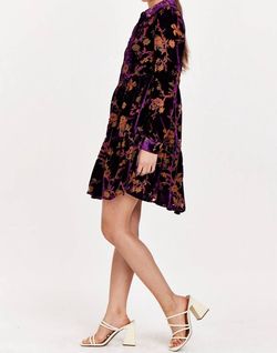 Style 1-2943518148-2791 DEAR JOHN DENIM Black Size 12 Floral Long Sleeve Cocktail Dress on Queenly
