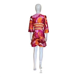 Style 1-2987458827-3855 KASIA Pink Size 0 Silk Print Mini Cocktail Dress on Queenly