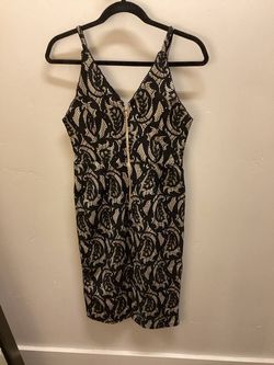 Style 1-316268042-2793 SHE + SKY Black Size 12 Casual Tall Height Wednesday Plus Size Cocktail Dress on Queenly