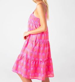 Style 1-3265297564-2901 j.marie Pink Size 8 Print Tall Height Cocktail Dress on Queenly
