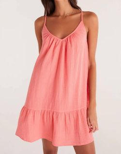 Style 1-3462301555-2696 Z Supply Pink Size 12 Tall Height Plus Size Cocktail Dress on Queenly