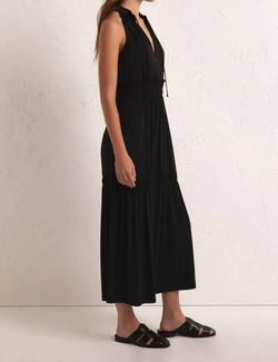 Style 1-3508106473-2696 Z Supply Black Size 12 Jersey Military Straight Dress on Queenly