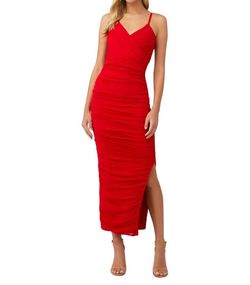 Style 1-3655270977-2901 ELLIATT Red Size 8 Tall Height Sheer Free Shipping 50 Off Cocktail Dress on Queenly