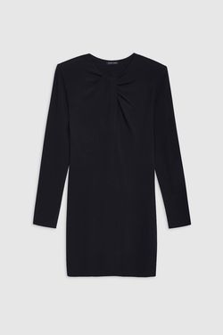 Style 1-3713811211-2899 ANINE BING Black Size 8 Spandex Long Sleeve Cocktail Dress on Queenly