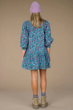 Style 1-3924489136-2901 Olivia James the Label Blue Size 8 Mini Cocktail Dress on Queenly